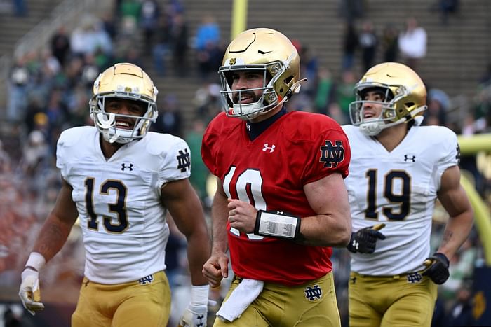 Notre Dame's pinstripe uniforms didn't go over well on Twitter