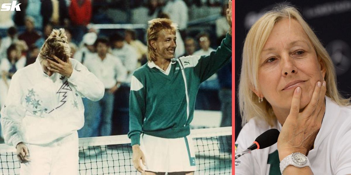 Martina Navratilova beat Steffi Graf in two Major finals in 1987