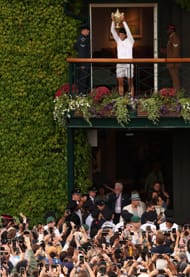 The Championships - Wimbledon 2023: Carlos Alcaraz with the winner's trophy