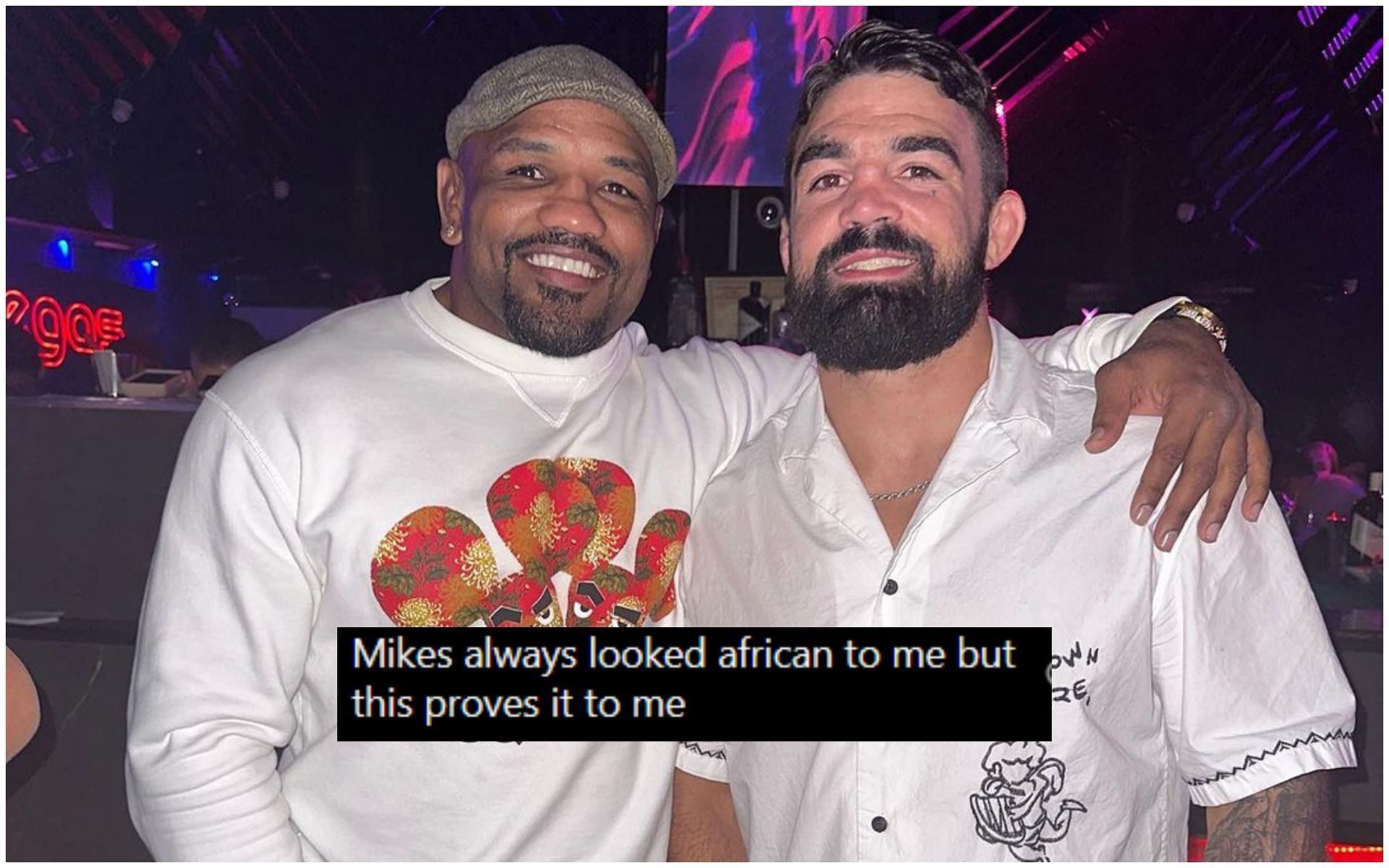 Yoel Romero and Mike Perry