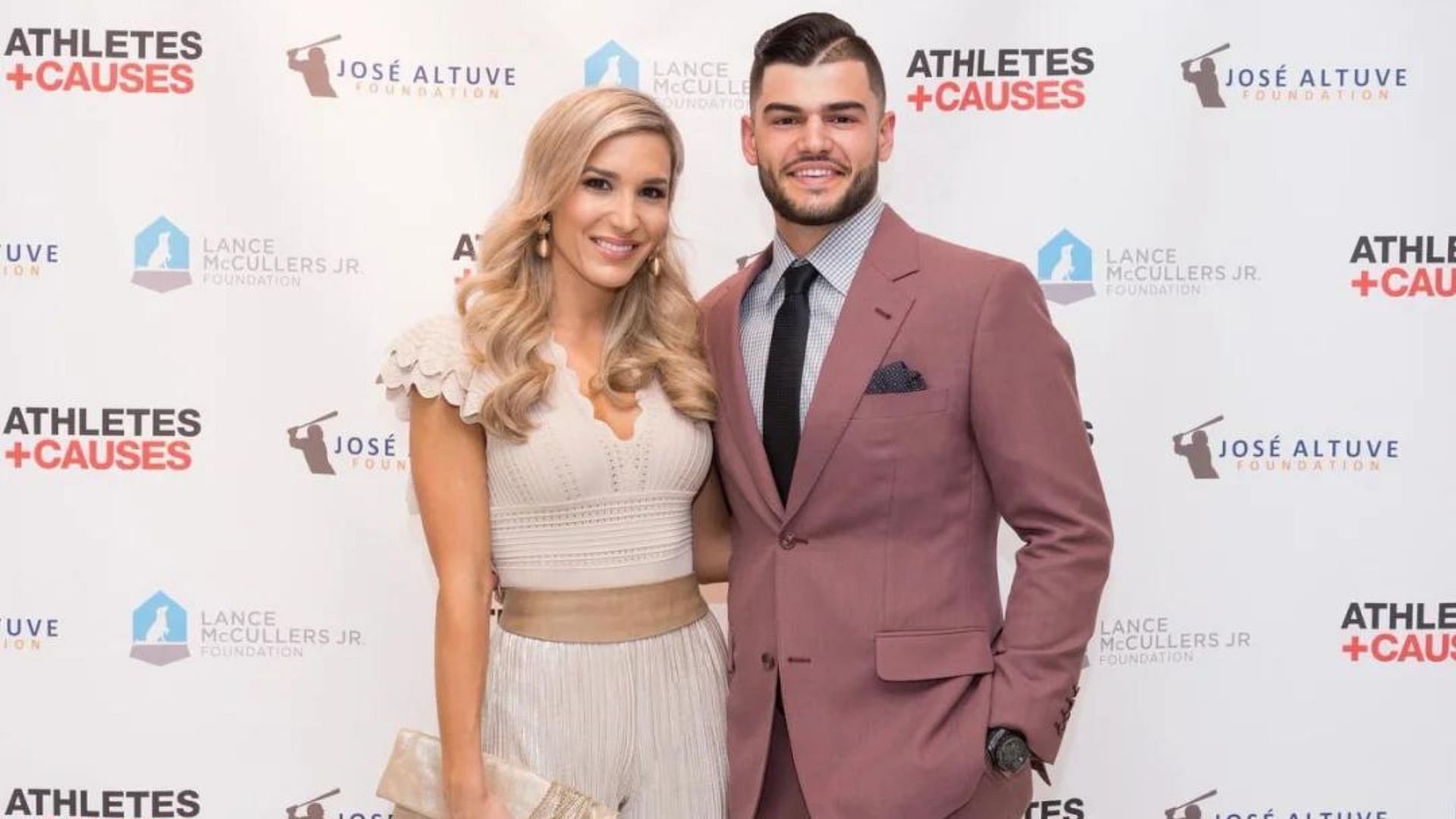 Lance McCullers: PHOTO: Astros' Lance McCullers and wife Kara embrace ...
