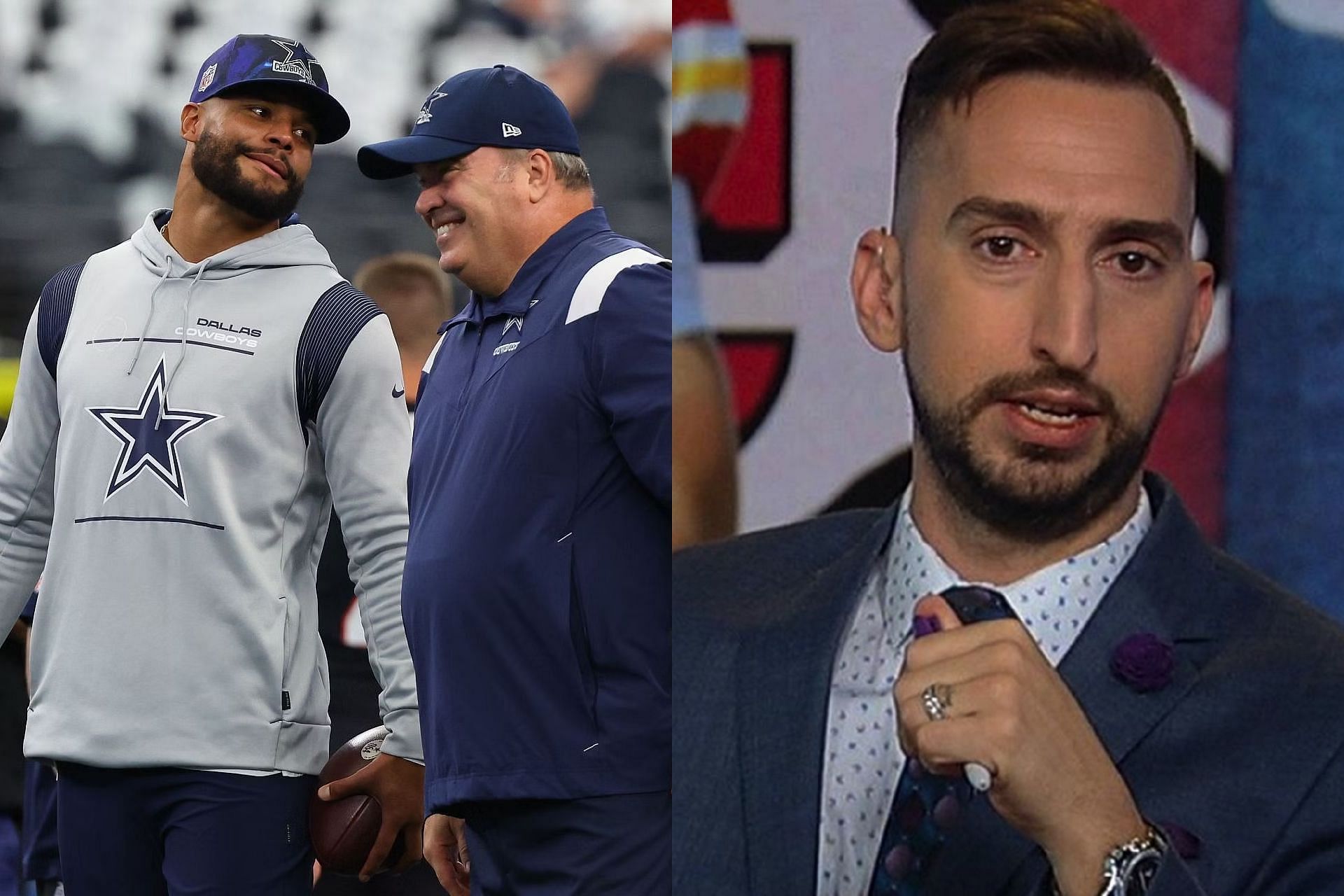 Nick Wright picks Cowboys as Super Bowl contenders from NFC drawing concerns on Eagles and 49ers (Pic Courtesy: Barrett Media and Getty)