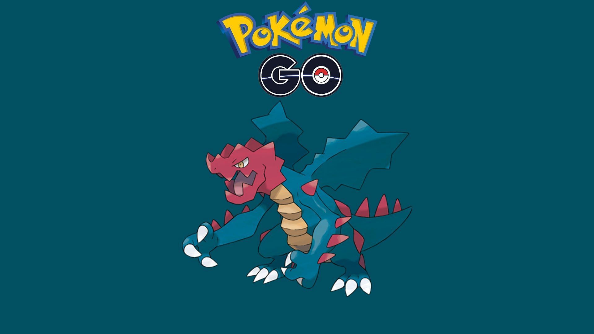 Druddigon as it appears in Pokemon GO (Image via Niantic)