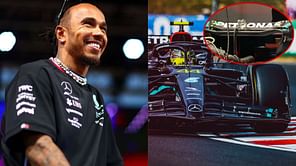 First look of Mercedes’ all new ‘low-drag wing’ as Lewis Hamilton and Co. prepare for the Belgian F1 GP