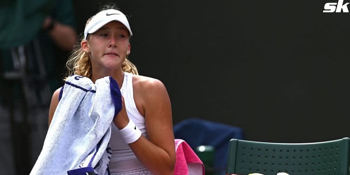 Mirra Andreeva fell in the fourth round of the 2023 Wimbledon Championships