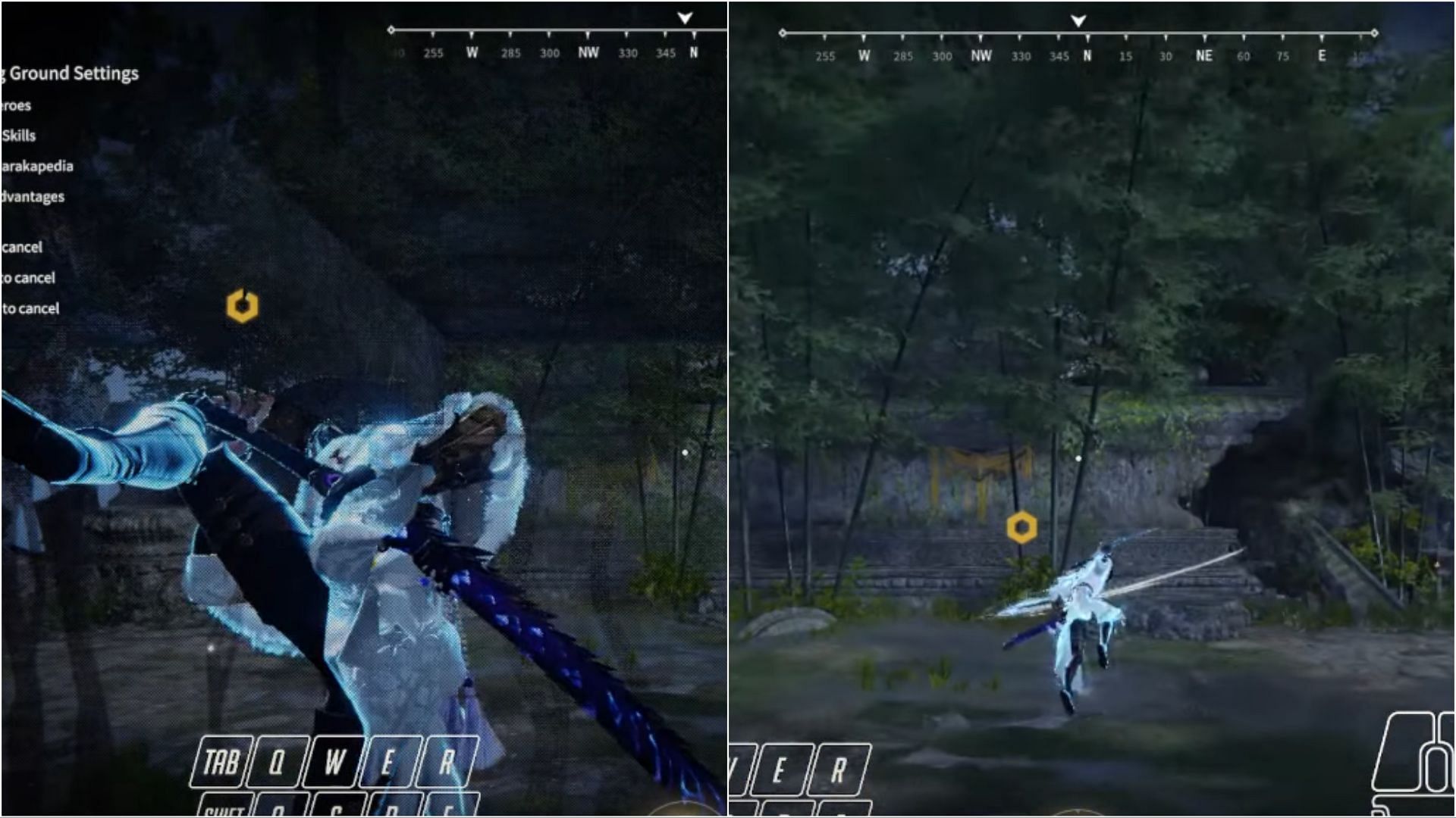 Start by walking up a wall while holding the forward key (Image via NetEase Games Montreal)