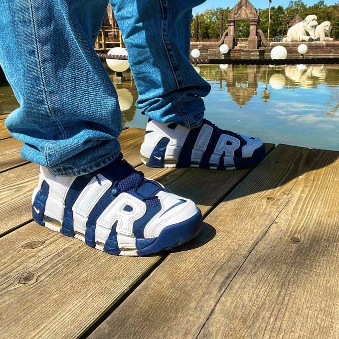 2020 NIKE AIR MORE UPTEMPO ON FEET 