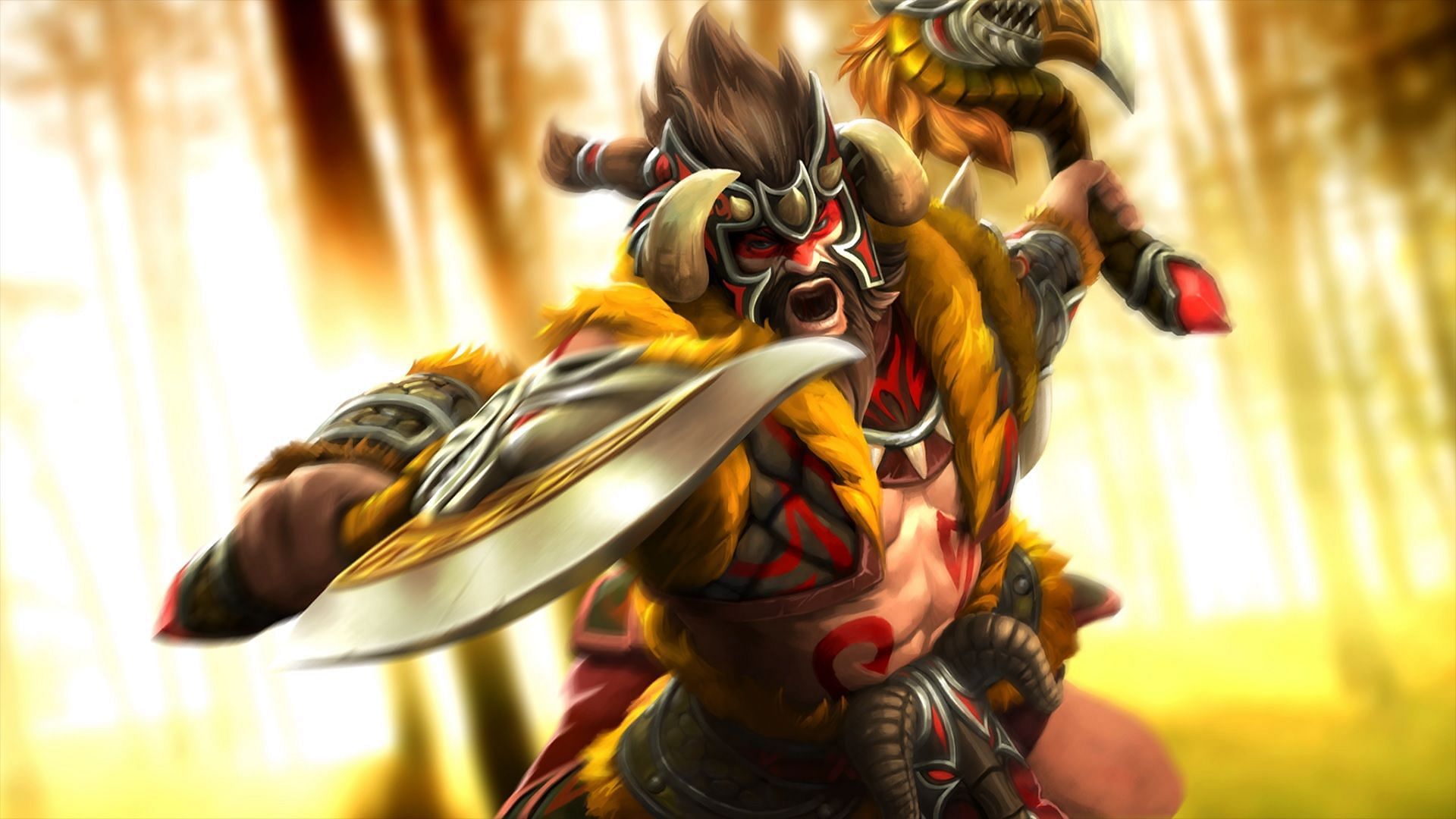 Beastmaster is very difficult to lane against in Dota 2 if he gains levels (Image via Valve)