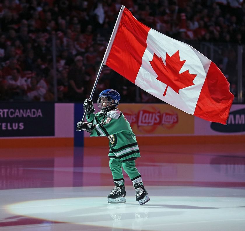 Flags of hockey teams (Canada)