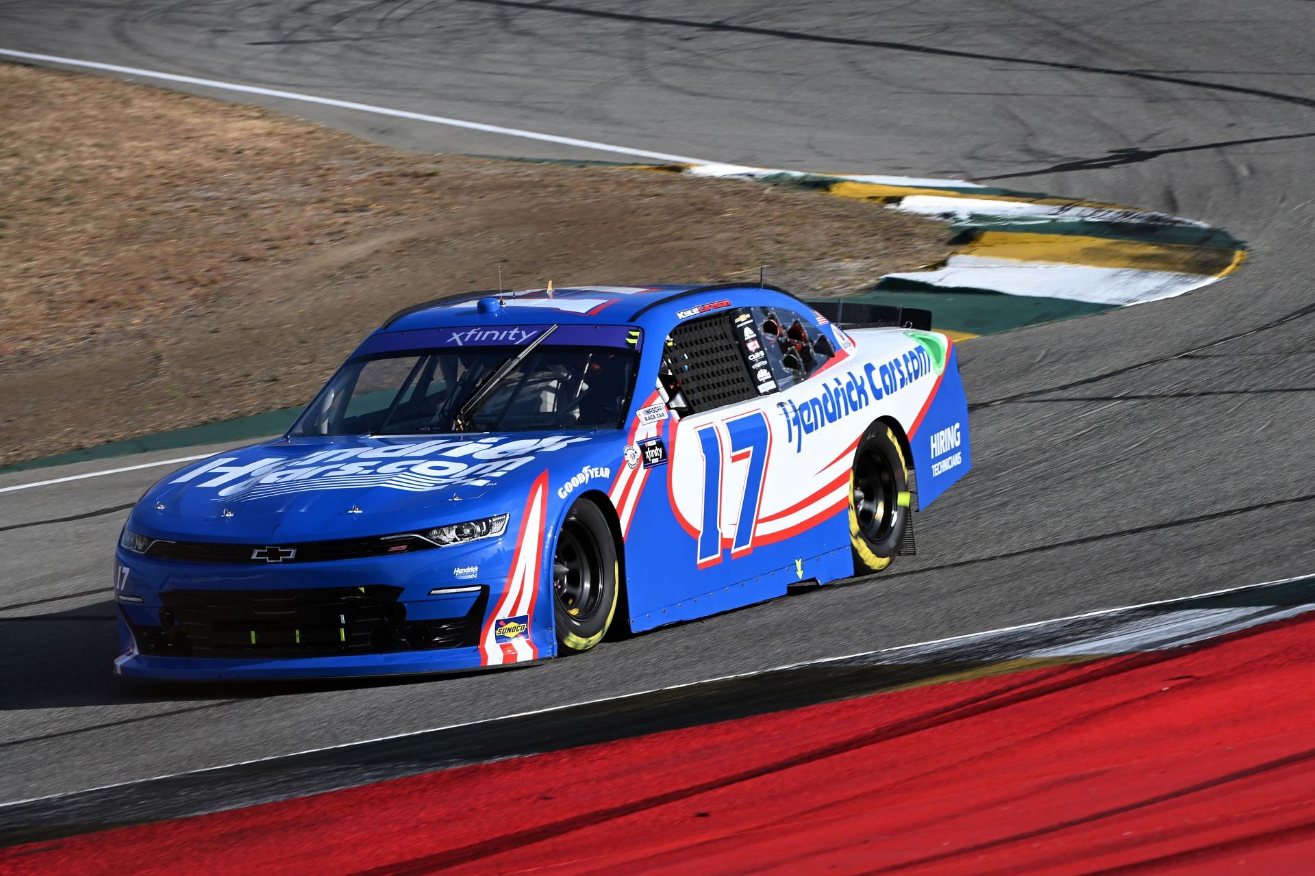 Kyle Larson in the NASCAR Xfinity Series DoorDash 250