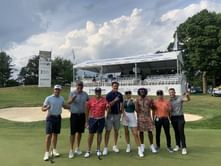 WATCH: Paige Spiranac has a fun time with AJ Allmendinger and Chris Rice at the Kaulig Championship