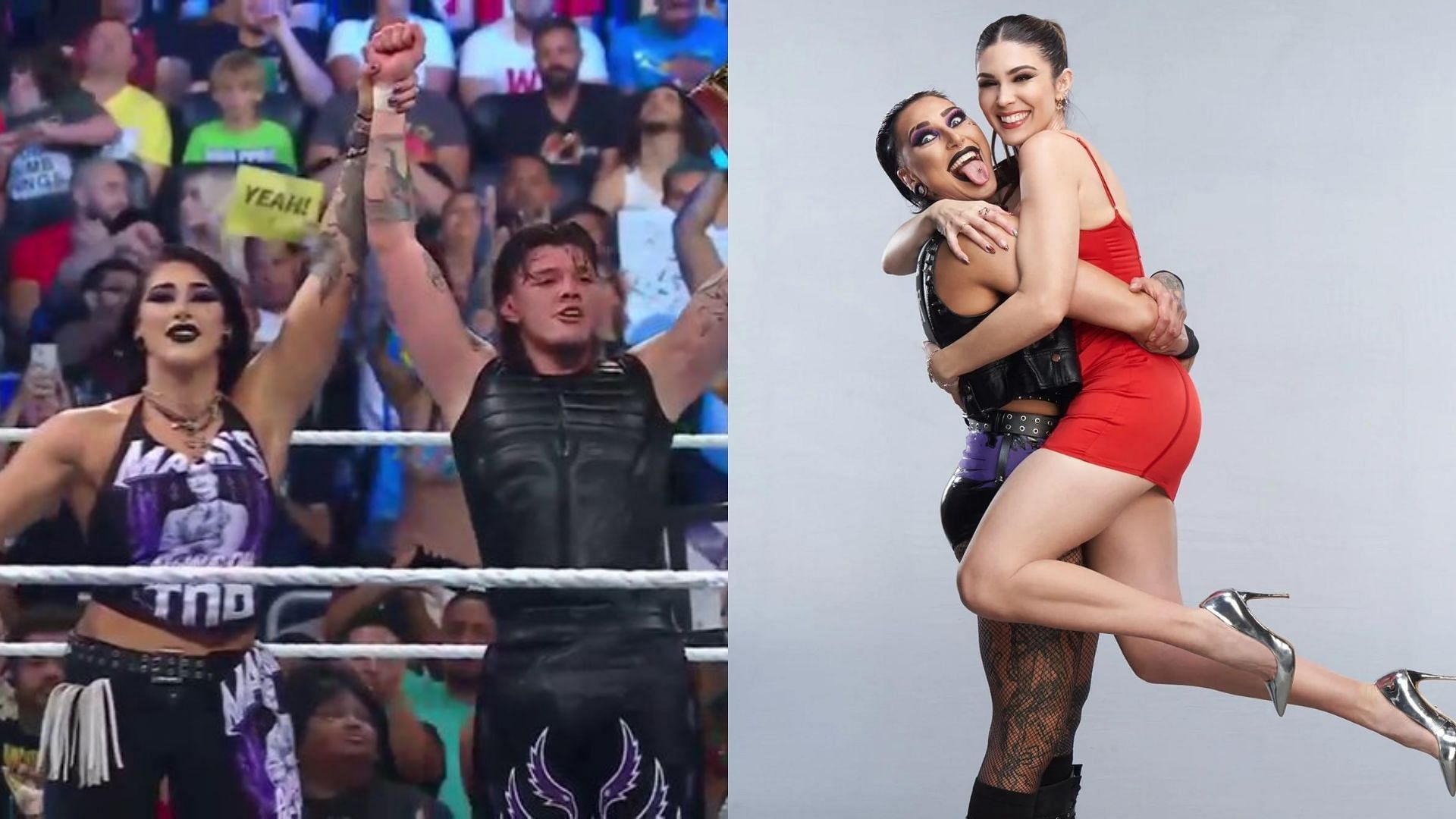 Cathy Kelley recently posted a backstage video featuring two Judgment Day members