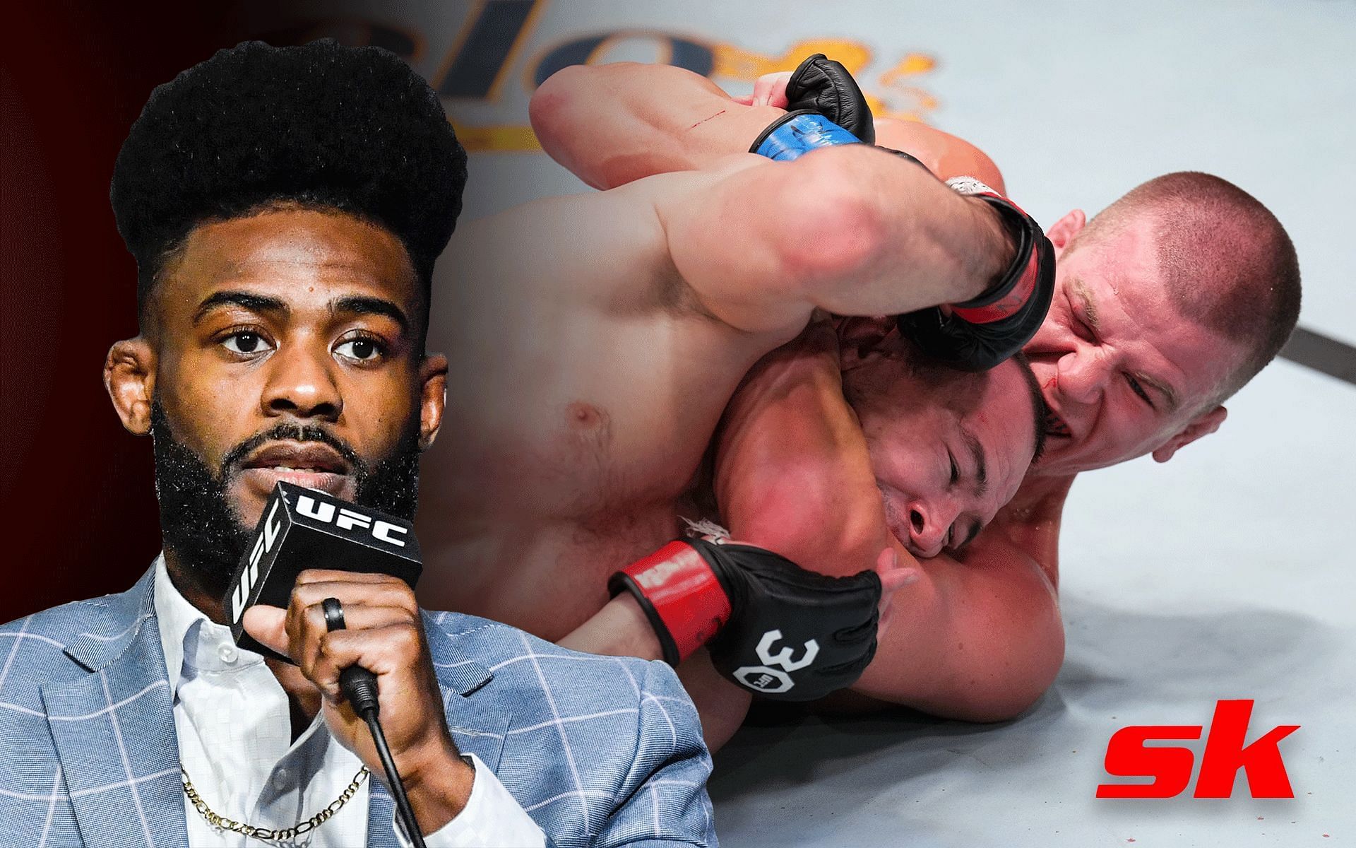 Aljamain Sterling spoke about Grant Dawson