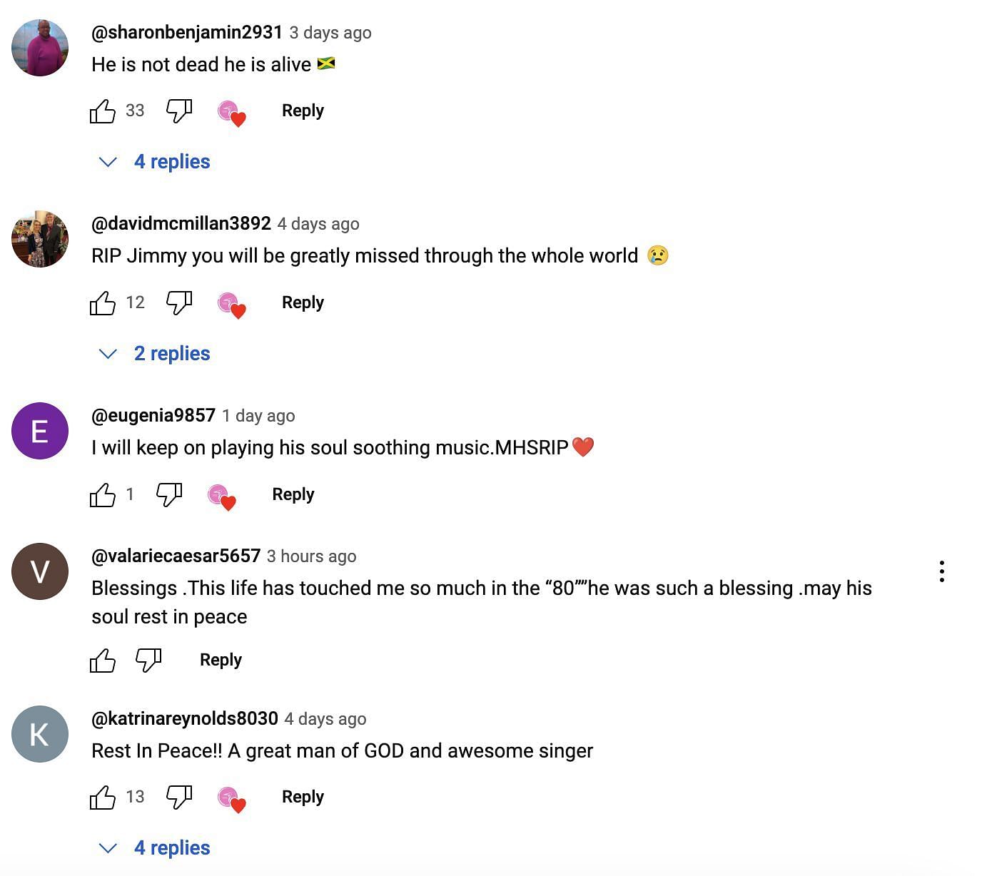 Social media users reacted to the fake news of Jimmy&#039;s passing away: Reactions explored. (Image via YouTube)