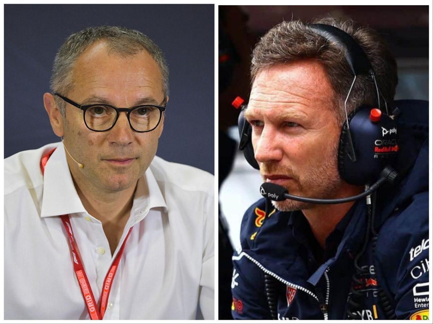 Stefano Domenicali and Christian Horner