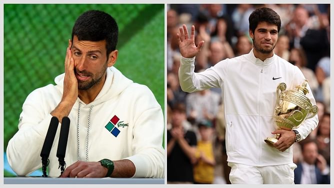 "Novak Djokovic doesn't just dish out that kind of praise" - Tennis broadcaster hails Serb for applauding Carlos Alcaraz after Wimbledon loss