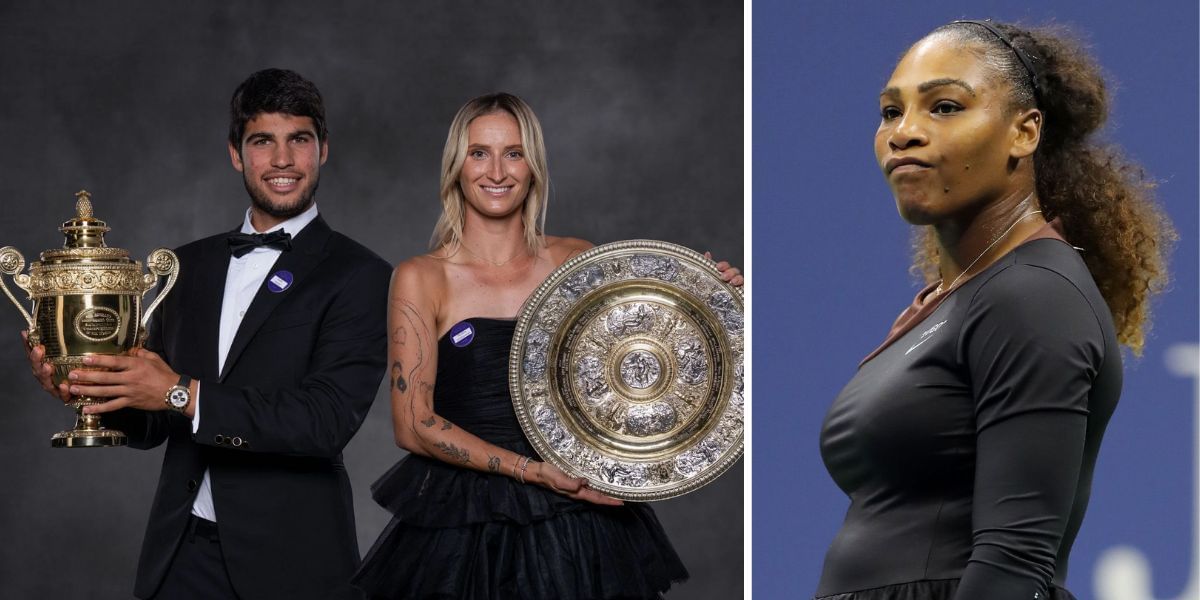 Carlos Alcaraz and Marketa Vondrousova won the 2023 Wimbledon Championships singles