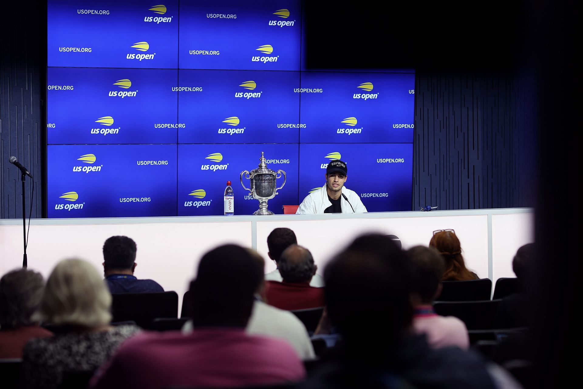 Carlos Alcaraz in a press conference
