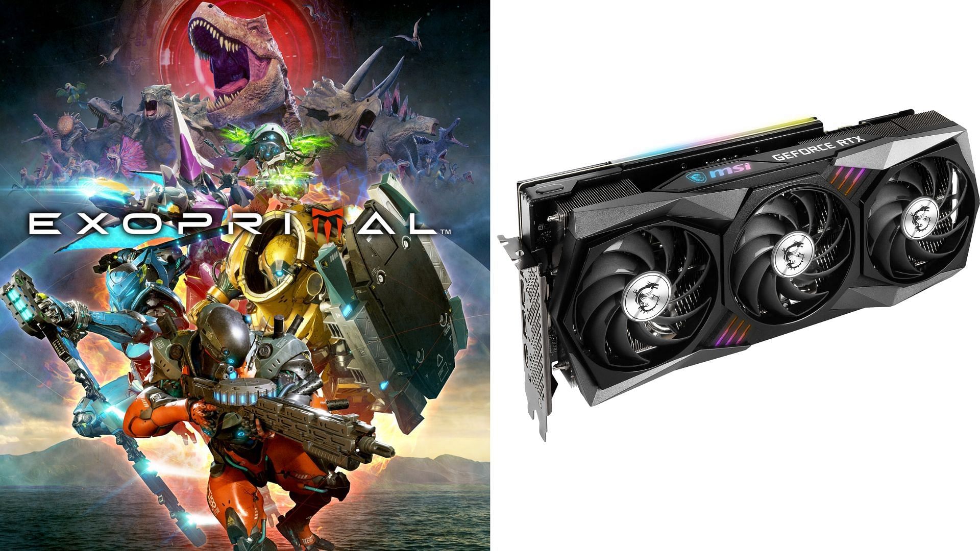 The RTX 3070 and RTX 3070 Ti are great GPUs for playing Exoprimal (Image via MSI and Capcom)