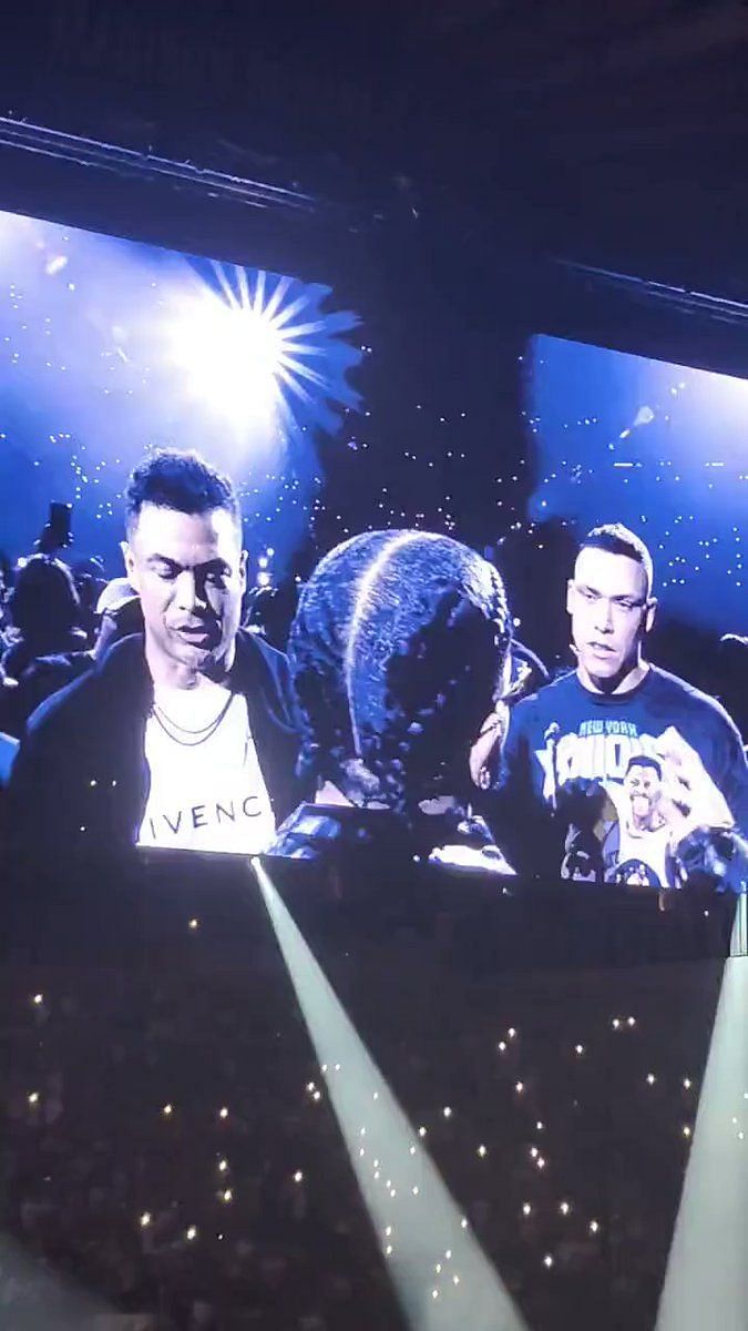 Aaron Judge, Giancarlo Staton come out with Drake at MSG