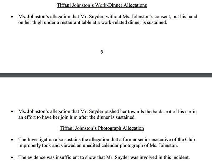 Ex-Washington employee Tiffani Johnston has brought new sexual harassment  allegations against owner Dan Snyder. Johnston, a former…