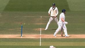 [Watch] Jonny Bairstow gets stumped in bizarre fashion