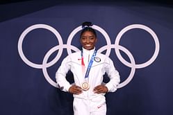 Simone Biles back in training with US Camp for the first time since Tokyo Olympics