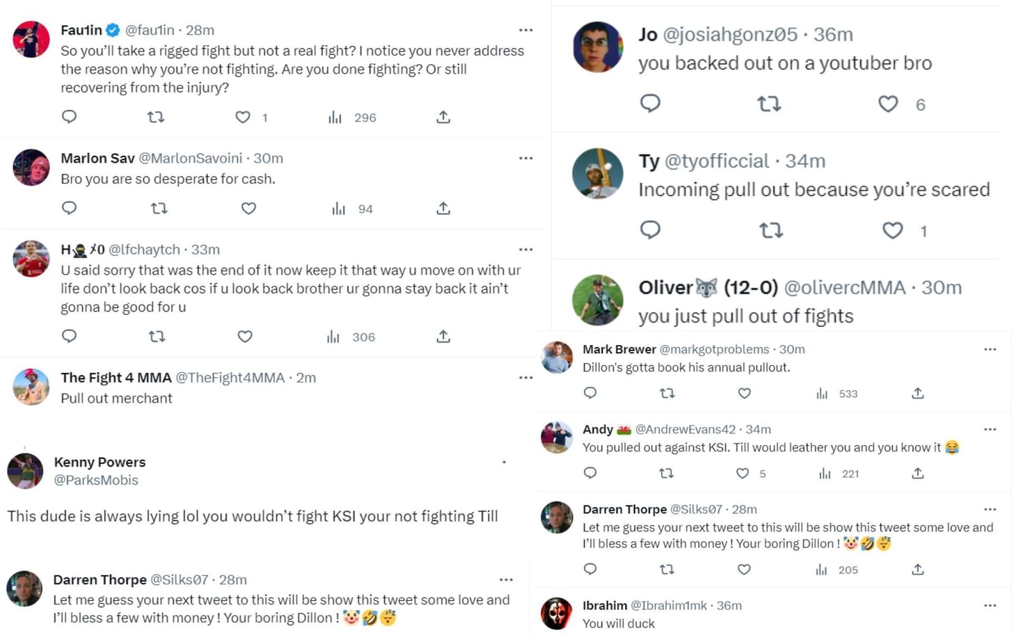 Dillon Danis “You’re scared” Dillon Danis accepts Darren Till's