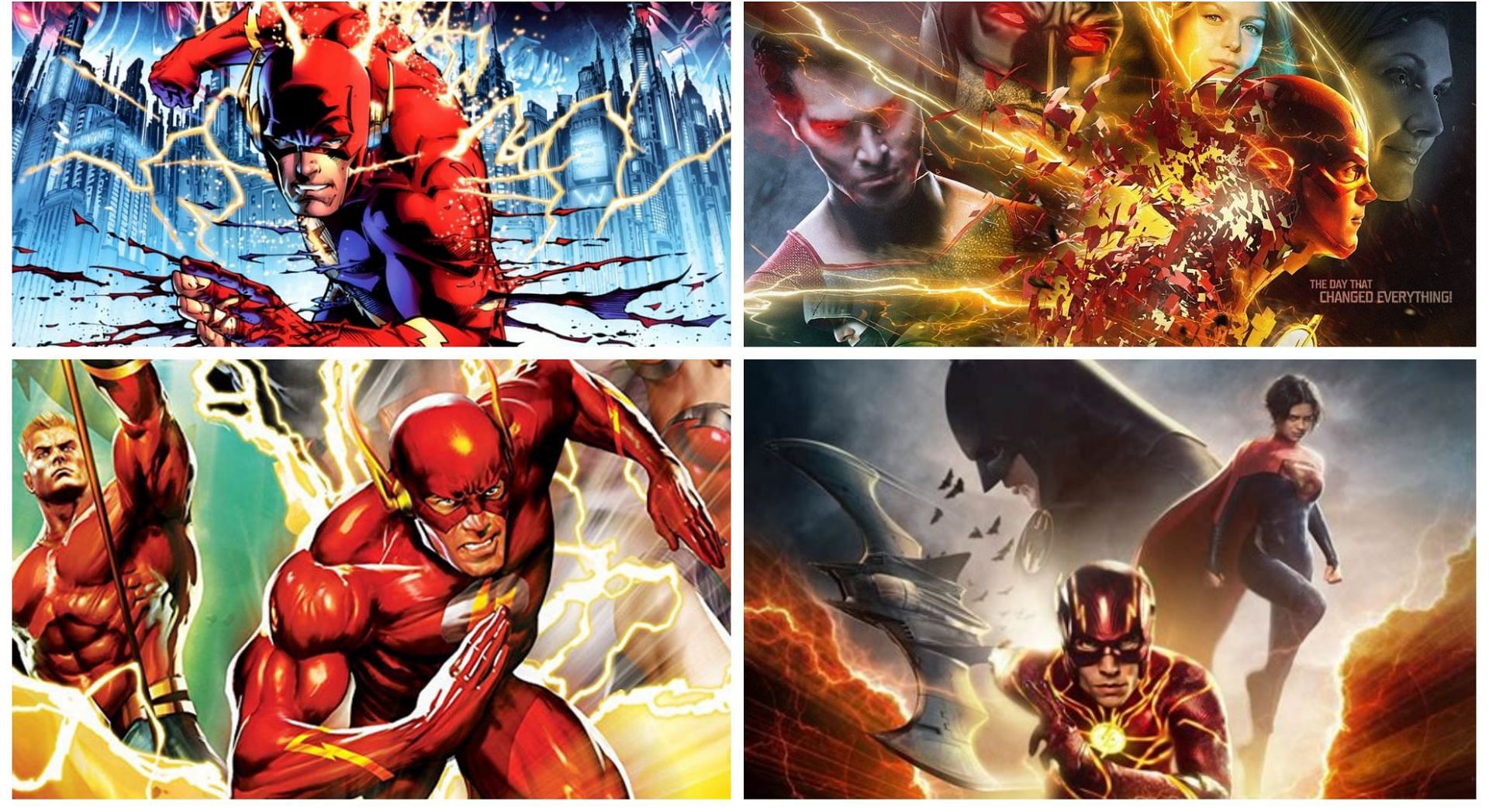 Flashpoint and it&#039;s many adaptations (Image via Sportskeeda)