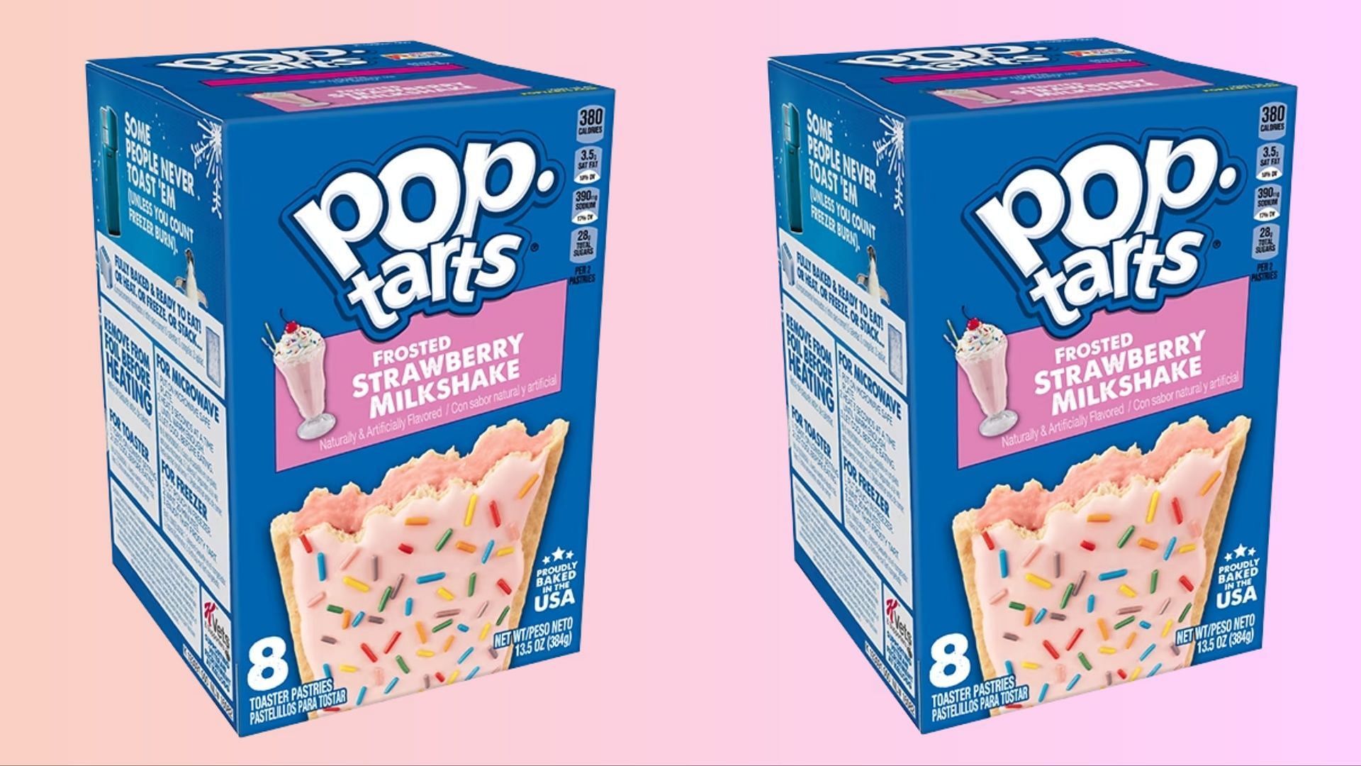 The Frosted Strawberry Milkshake flavor returns to Walmart stores this September (Image via Kellogg&#039;s)