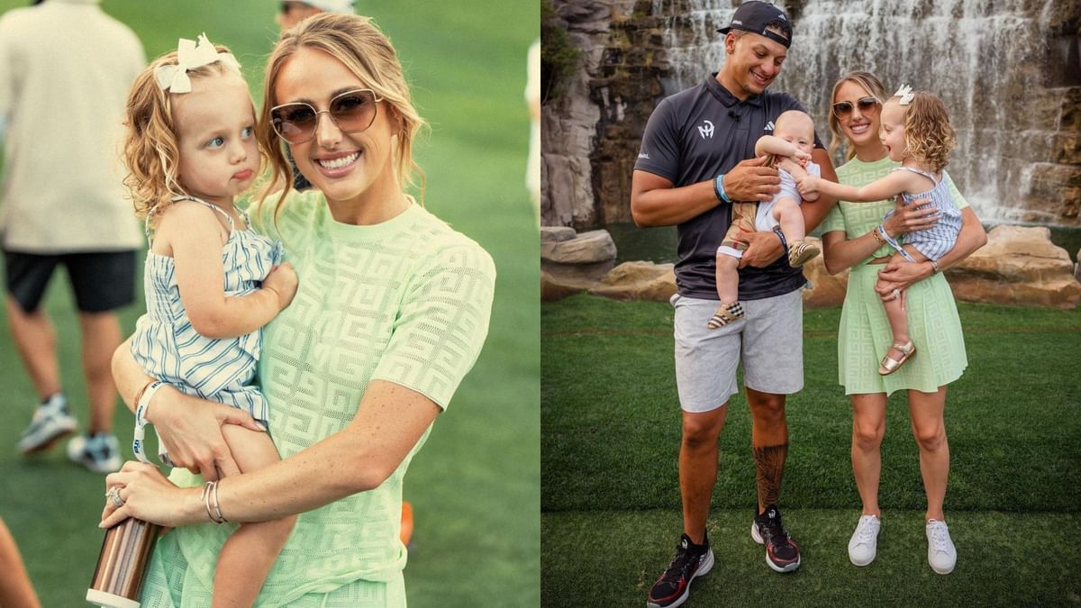IN PHOTOS Brittany Mahomes shares pictures with Jackson and Patrick