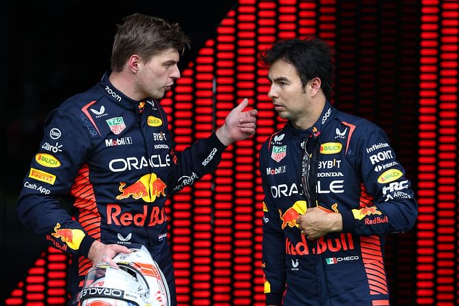 Sergio Perez criticized for 'unnecessary' first lap antics against Max Verstappen by F1 pundit
