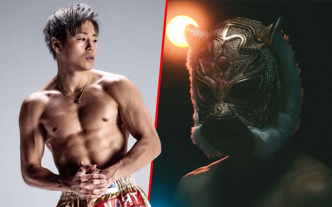 Takeru Segawa throws his support for the Tiger Mask donation drive.
