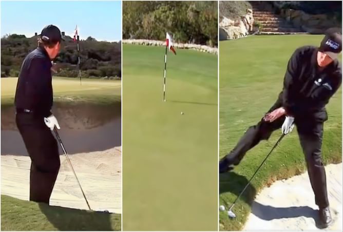 Watch: Phil Mickelson explains how to make his incredible backwards shot