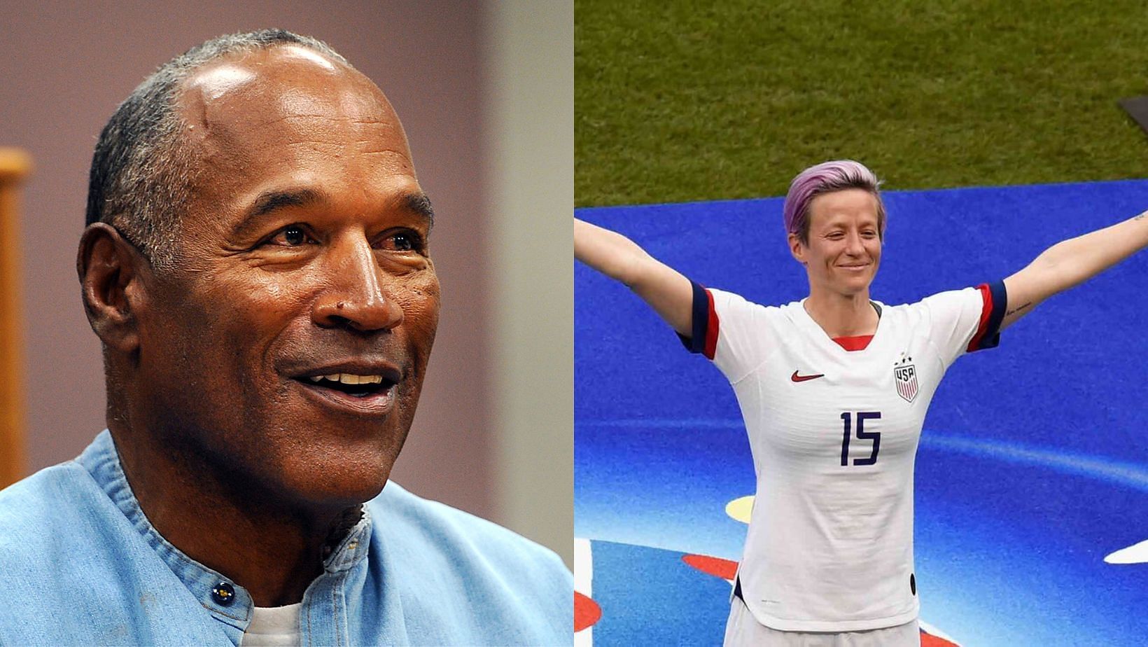 O.J. Simpson disagreed with Megan Rapinoe on Twitter