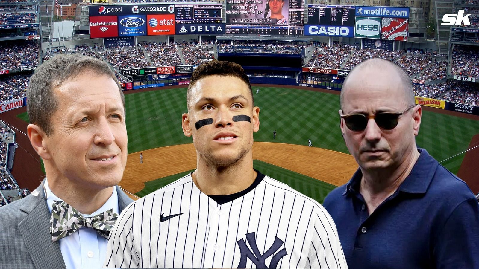 Ken Rosenthal, Aaron Judge and Brian Cashman