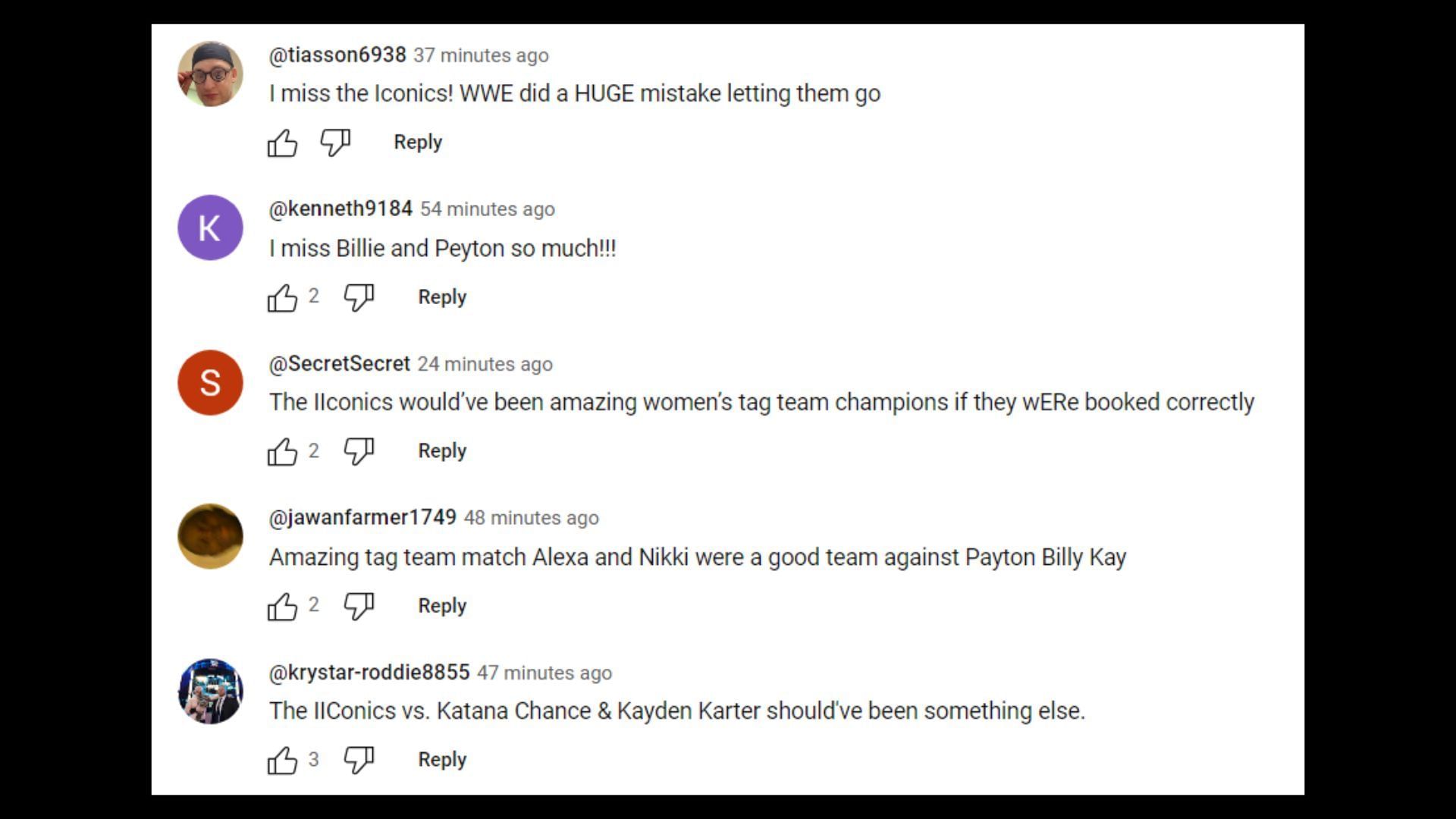 Katana Chance and Kayden Carter recently debuted on RAW