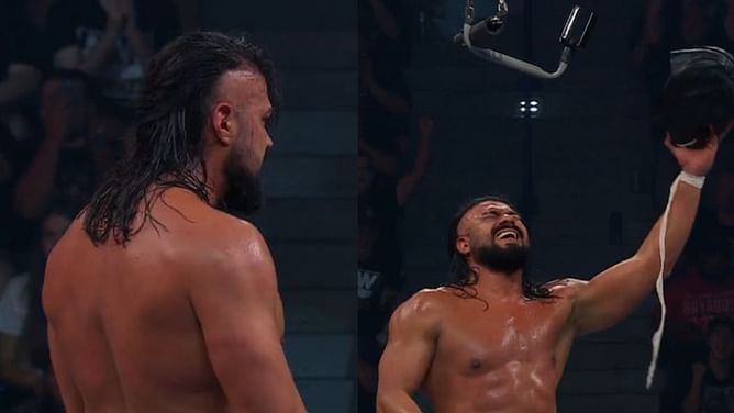 Andrade El Idolo apologizes to female AEW star after shoving her through a table