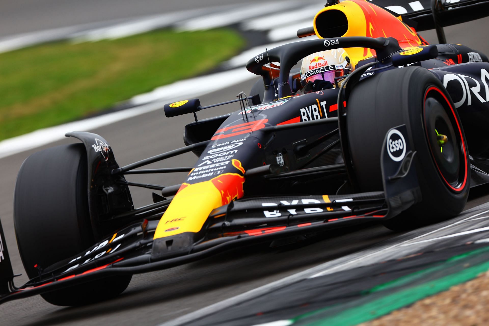 Daniel Ricciardo testing the RB19 at Silverstone, 11th July 2023 (Photo by Mark Thompson/Getty Images)