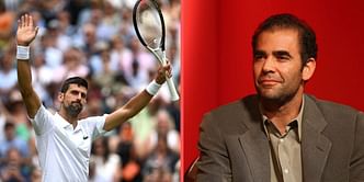 Novak Djokovic goes level with Pete Sampras for 2nd-best winning percentage among men at Wimbledon, trails only Bjorn Borg
