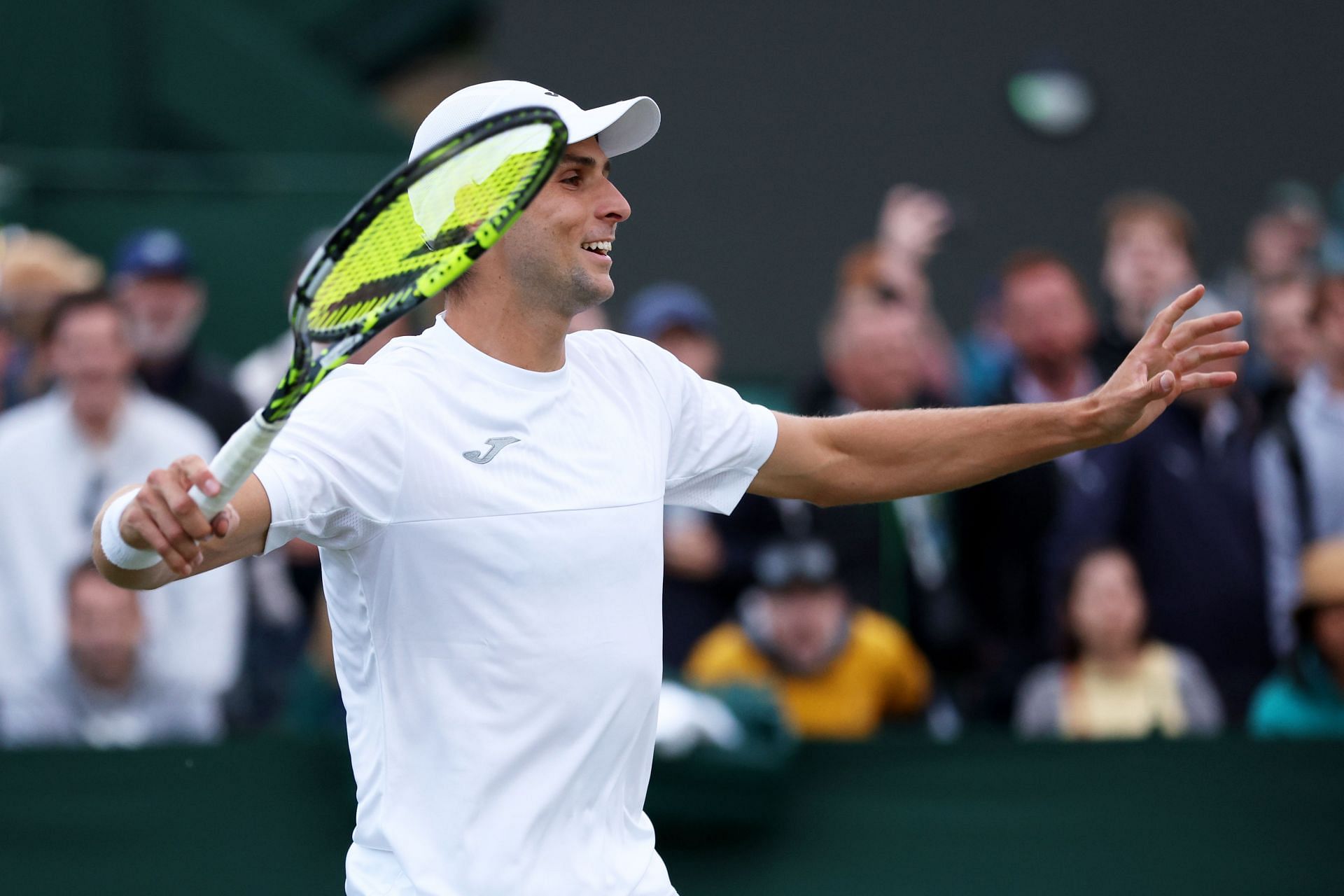 Aleksandar Vukic at the 2023 Wimbledon Championships.