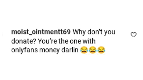 One fan blasting Paige VanZant