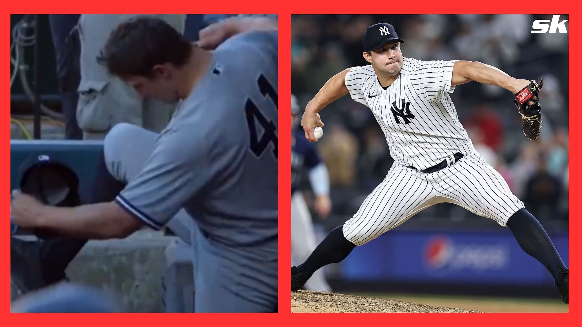 Watch: Tommy Kahnle unleashes anger on a table-fan in dugout after Yankees