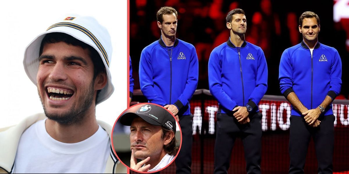 Carlos Alcaraz, Andy Murray, Djokovic, and Federer