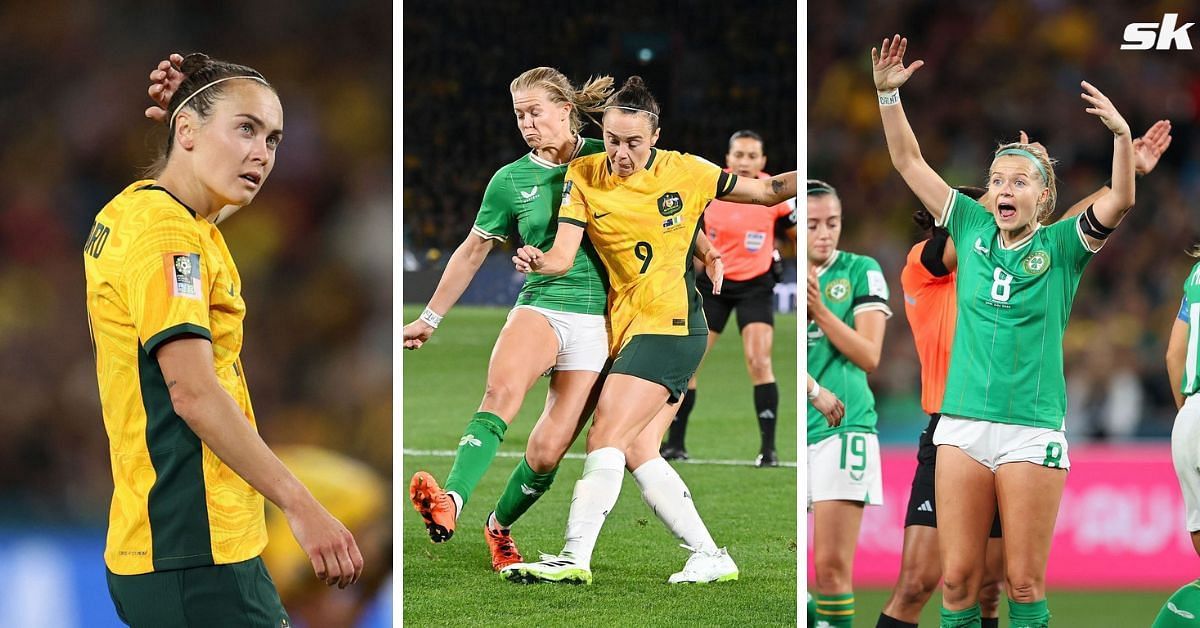 Australia vs Ireland: Ruesha Littlejohn and Caitlin Ford