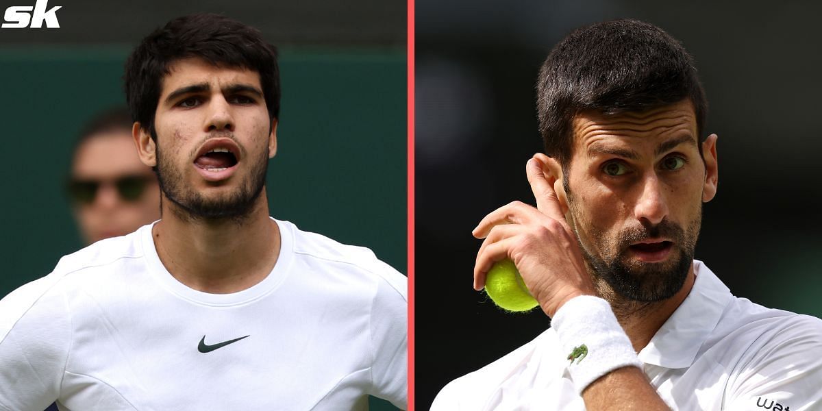 Novak Djokovic took on Carlos Alcaraz in the final of the 2023 Wimbledon Championships