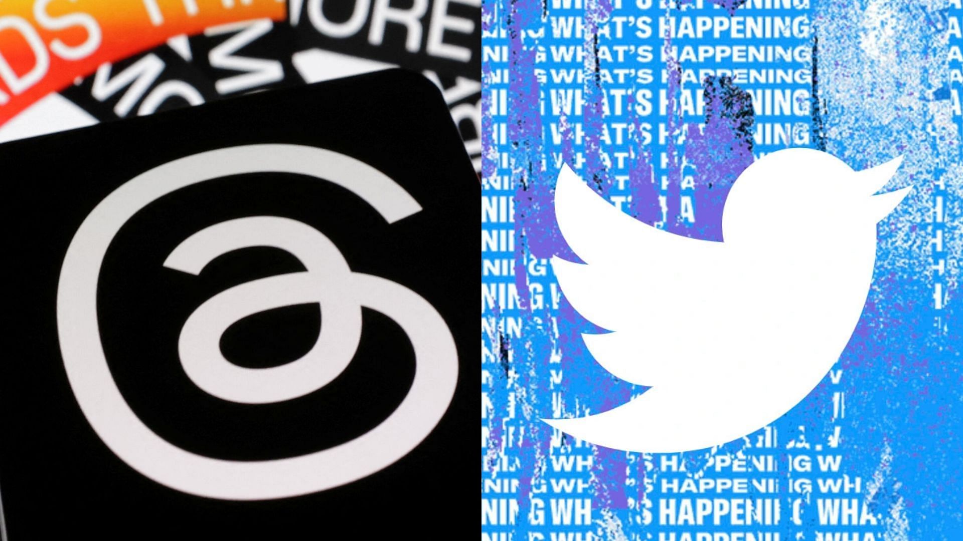 Threads is losing users as netizens revert back to Twitter (Image via Meta and Twitter)