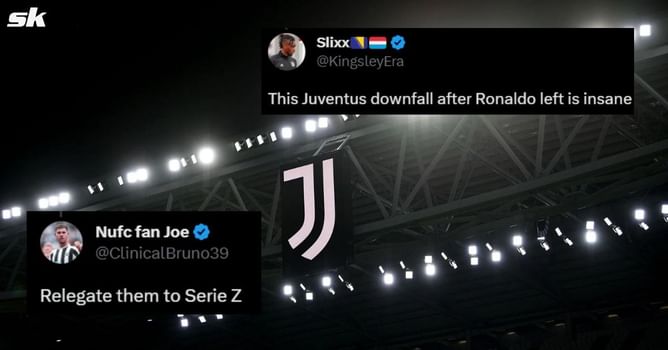 "Relegate them to Serie Z," "Downfall after Ronaldo left" - Fans react as UEFA ban Juventus from competing in the Conference League