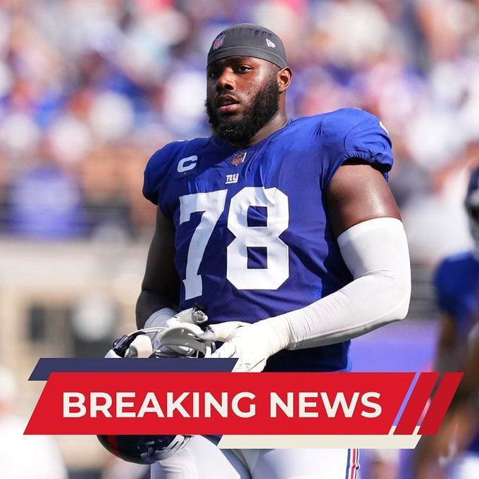 Giants agree to $117.5M extension with offensive tackle Andrew Thomas 