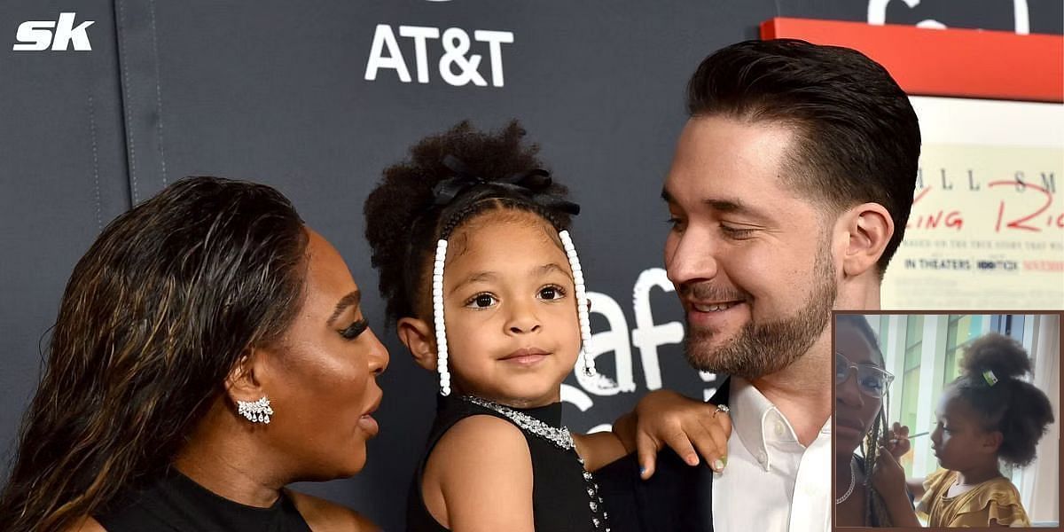 Serena Williams, Alexis Ohanian and their daughter Olympia Ohanian